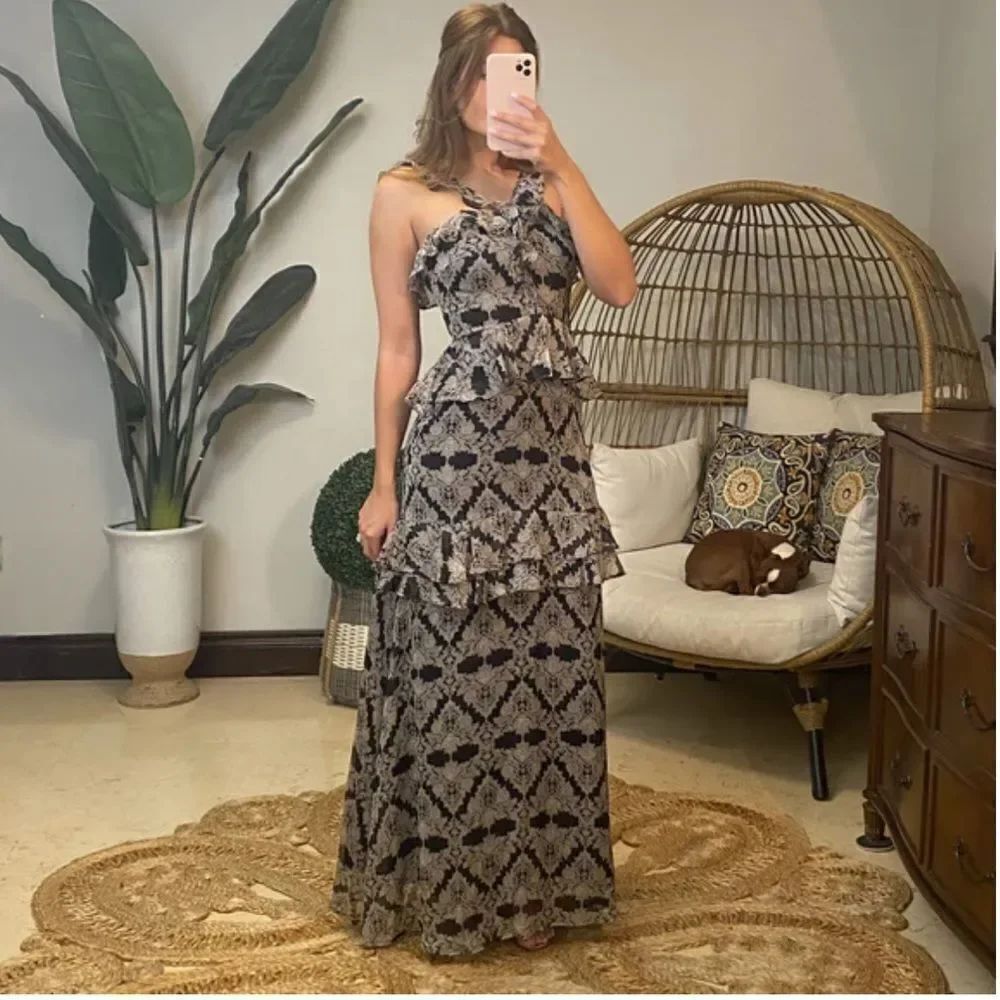 Fanco Tiered Ruffle Maxi Dress